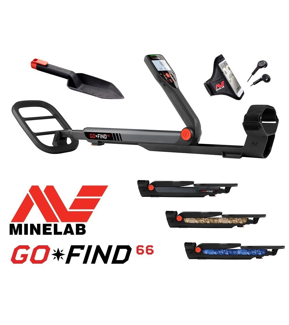 Minelab Go-Find 66 : Détecteur de métaux ultra compact et connecté